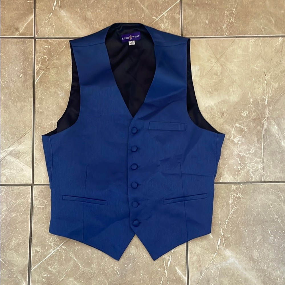 Lord & Taylor Blue Men's Vest